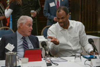 Walt Harrison (left), David Robinson