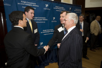 Former student-athletes and Knight Commission members