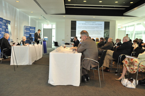 audience at report release
