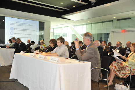 audience at report release