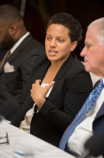 Sara Lowe (left), Walter Harrison