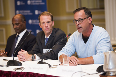 (From left): Ray Anderson, Steve Broglio, Ed Cunningham