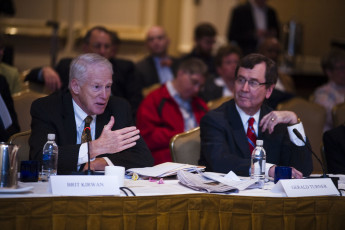 Knight Commission co-chairs Kirwan and Turner