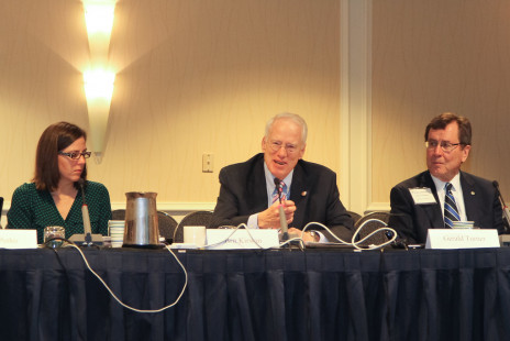 (left to right): Amy Perko, William "Brit" Kirwan, and Gerald Turner