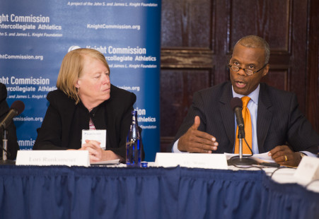 Lori Runksmeier (left), JC Watts (right)