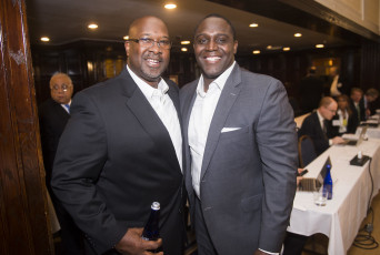 Kevin Glover (left)