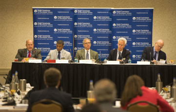 From left: Kevin Lennon, Kendall Spencer, A.L. (Lorry) Spitzer, Andrew Zimbalist, Doug Allen