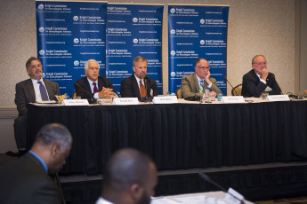 From left: Jeffrey Blattner, Ronald Katz, Matthew Mitten, Brian Porto, Jack Swarbrick