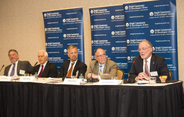 From left: Jeffrey Blattner, Ronald Katz, Matthew Mitten, Brian Porto, Jack Swarbrick