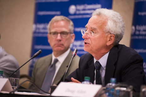 A.L. (Lorry) Spizer (left), Andrew Zimbalist