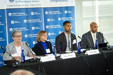 From left: Jane Miller, Rhonda Hatcher, Noah Knight, Jamion Christian